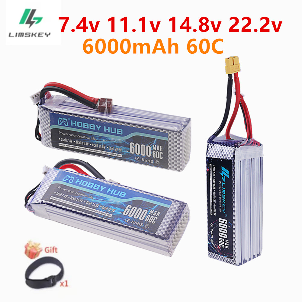 7.4V、11.1V、14.8V、22.2V、6000mAh - 4S Lipo Battery 14.8V 6000Mah のレビューと価格