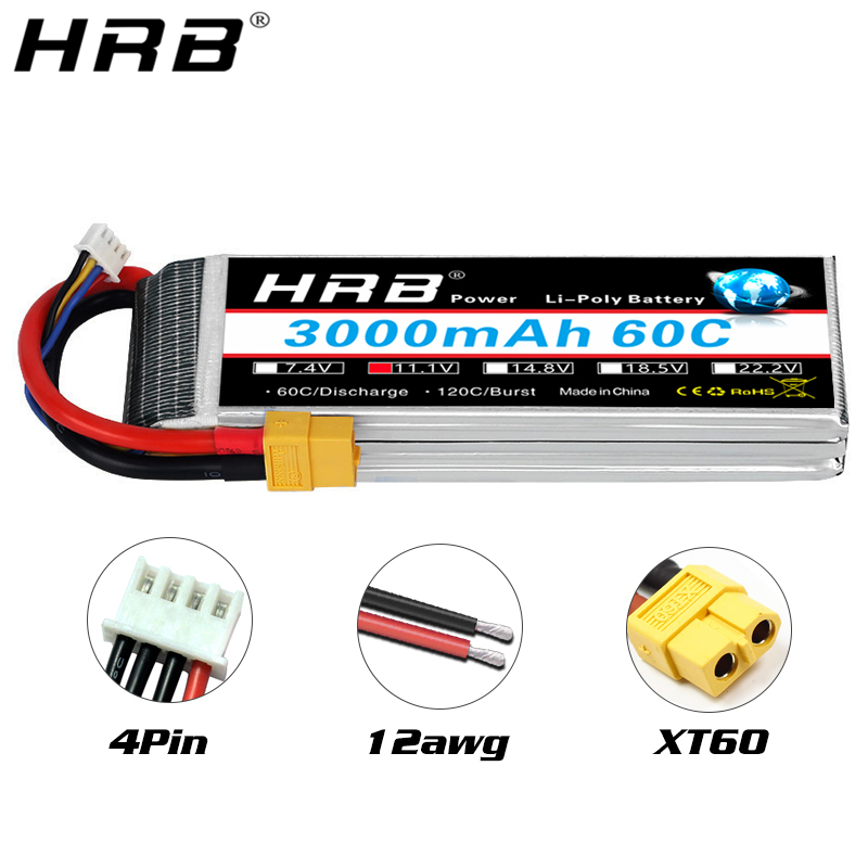 HRBリポバッテリー 2S 3S 4S 6S 5S 3000 - 4S Lipo Battery 14.8V 6000Mah のレビューと価格