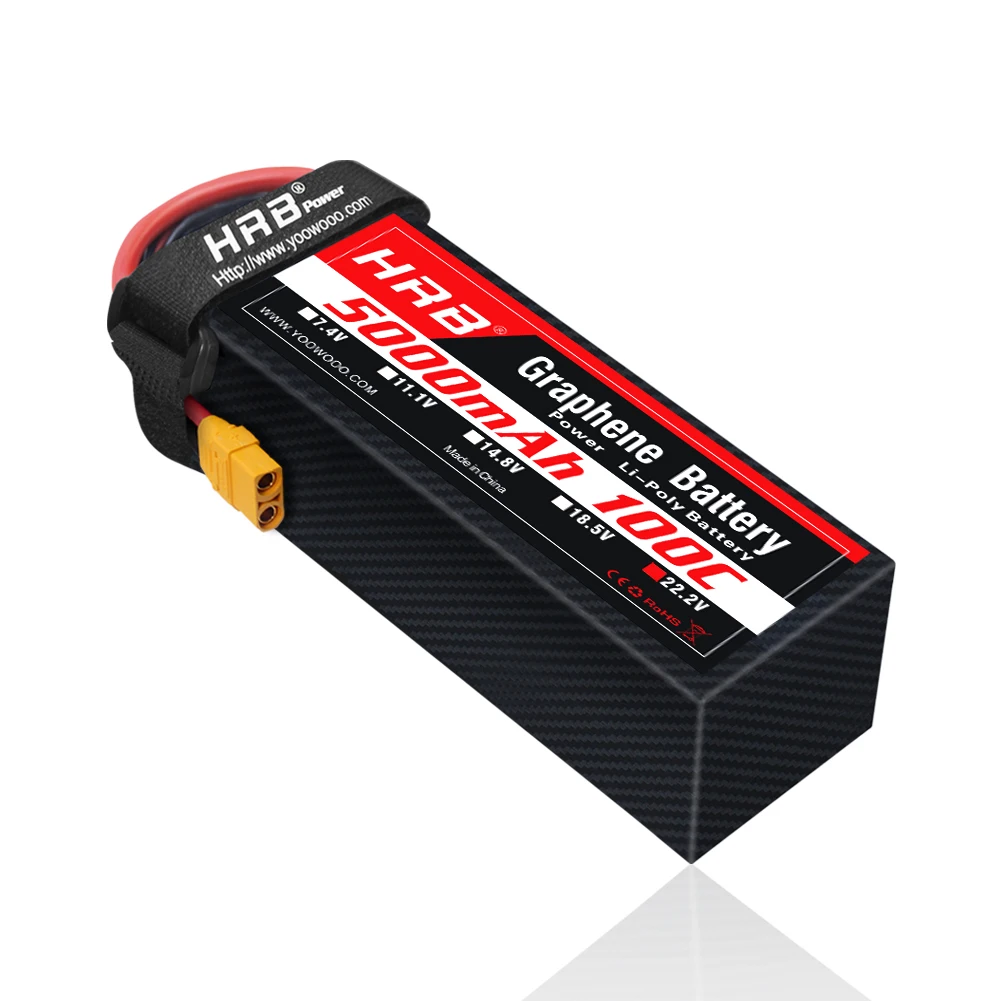 1PC HRB 22.2V グラフェンバッテリー 6S 33 - 6S Lipo Battery 22.2V 5000Mah のレビューと価格