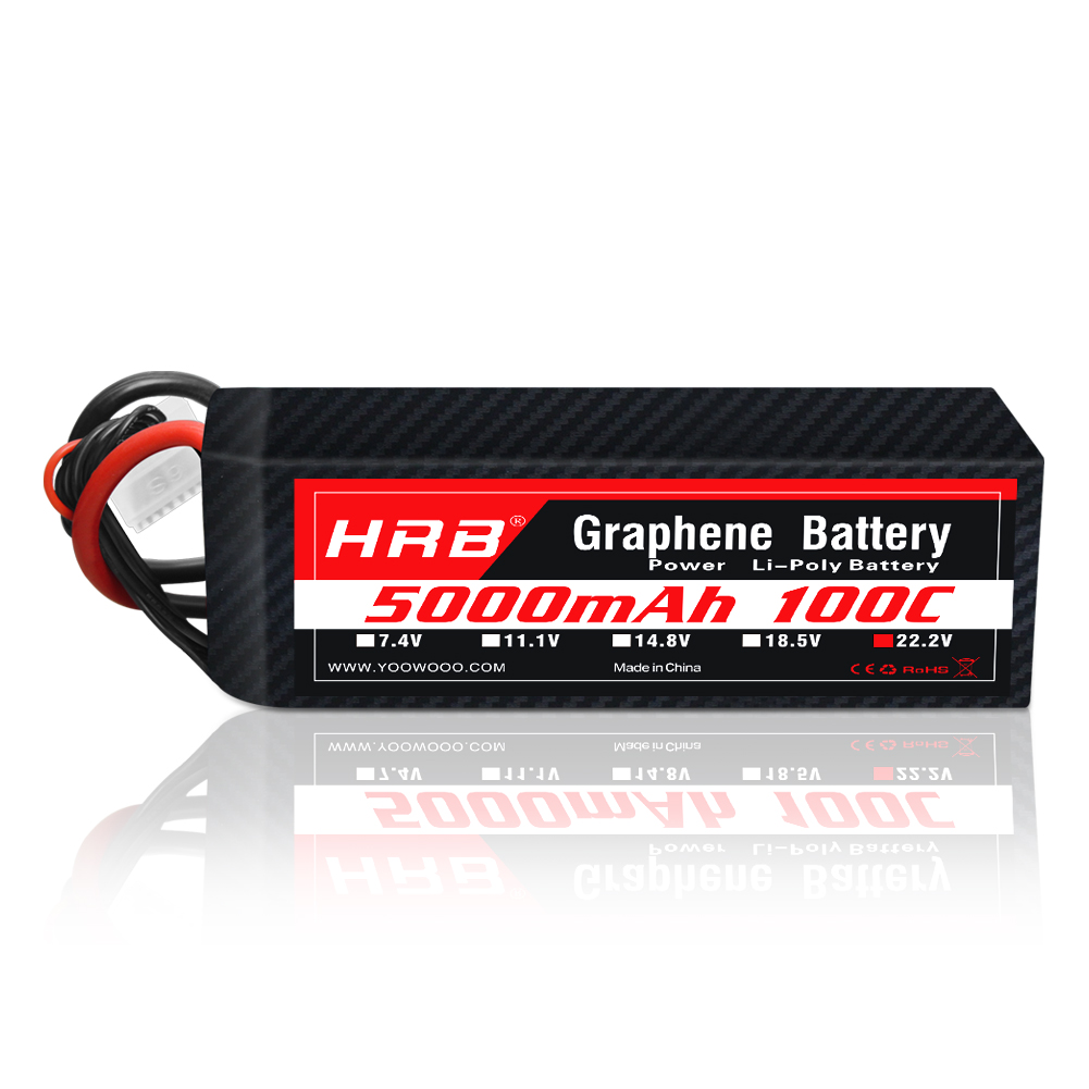 1PC HRB 22.2V グラフェンバッテリー 6S 33 - 6S Lipo Battery 22.2V 5000Mah のレビューと価格